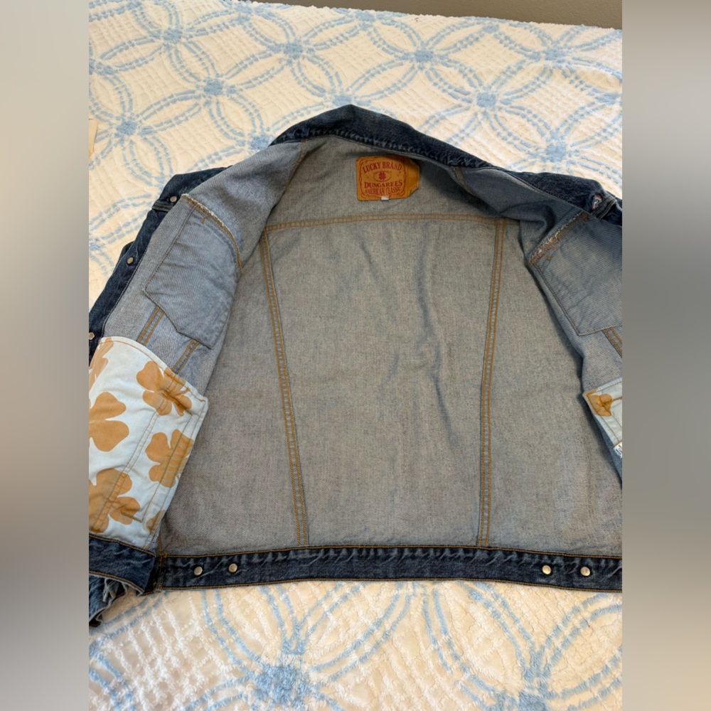Men’s Lucky Brand Jean jacket XL - Picture 6 of 7